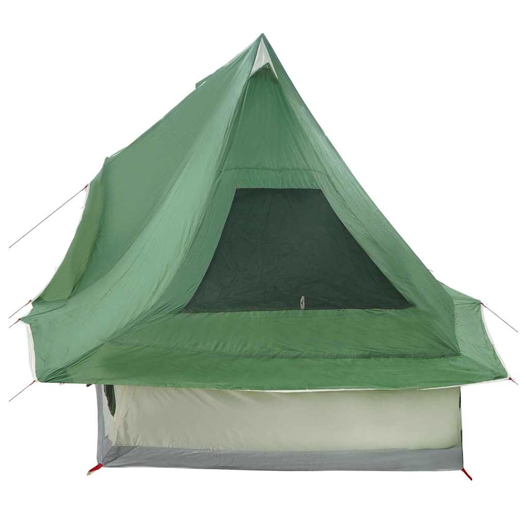 vidaXL Namiot Tipi z dachem Zielony 466 x 310 x 240 cm tafta