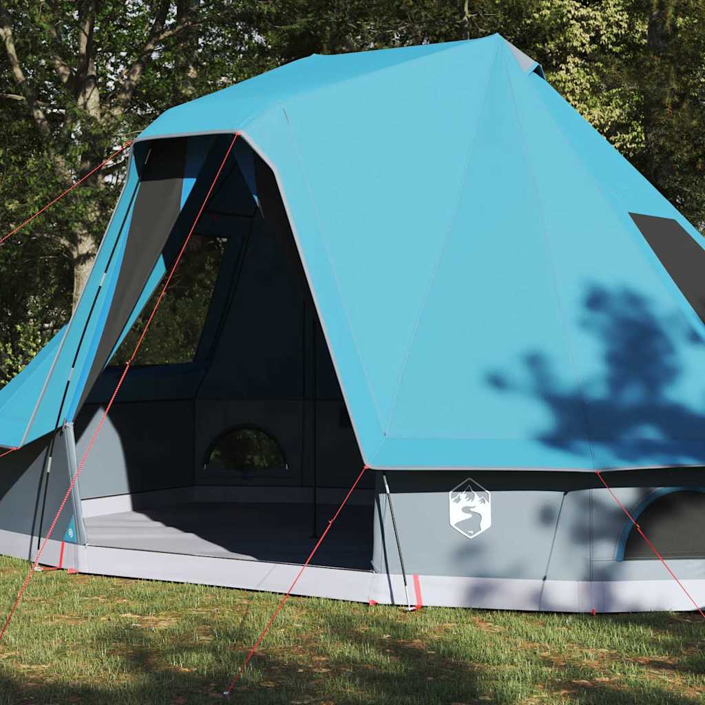 vidaXL Namiot Tipi z dachem Niebieski 466 x 310 x 240 cm tafta