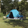 vidaXL Namiot Tipi z dachem Niebieski 466 x 310 x 240 cm tafta