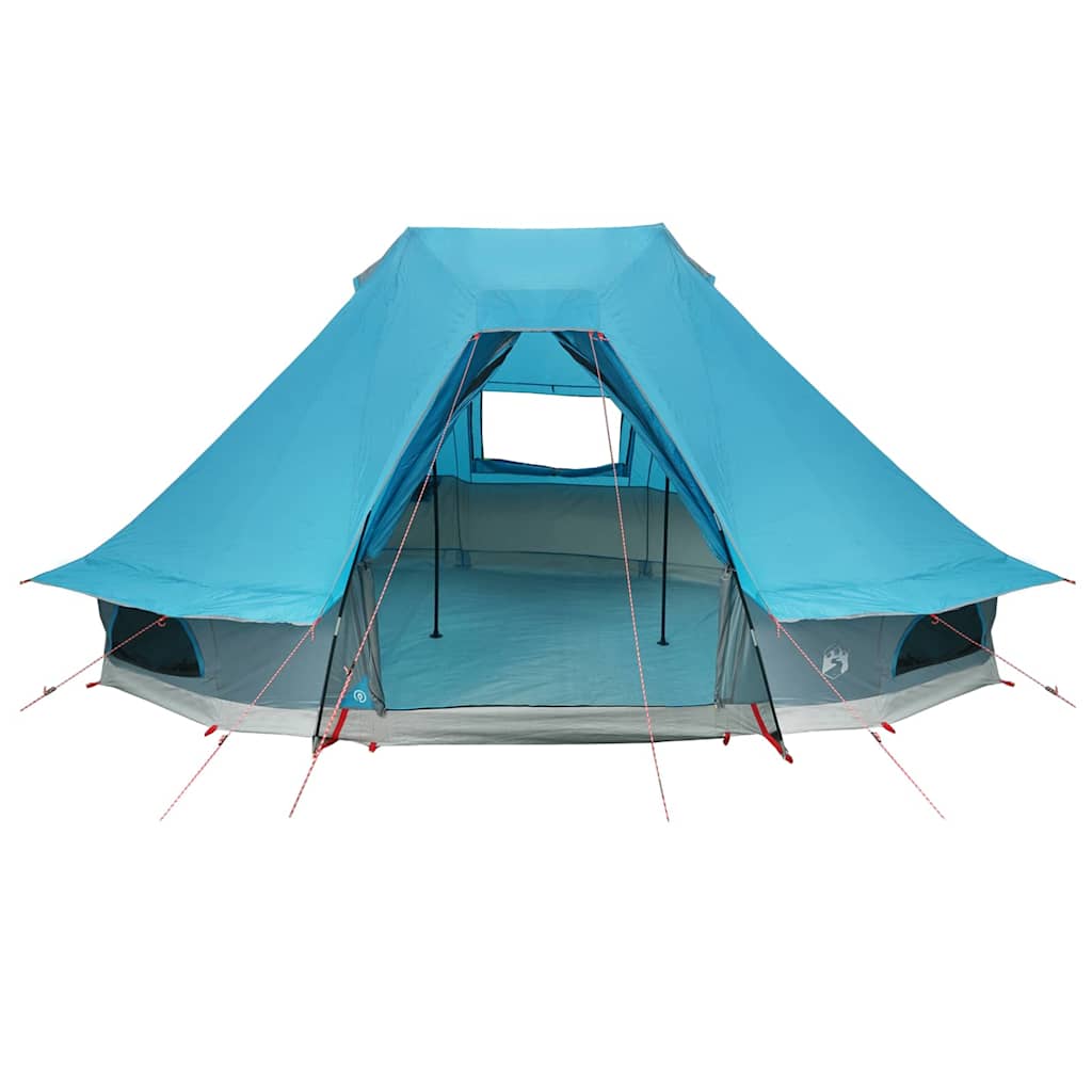 vidaXL Namiot Tipi z dachem Niebieski 466 x 310 x 240 cm tafta