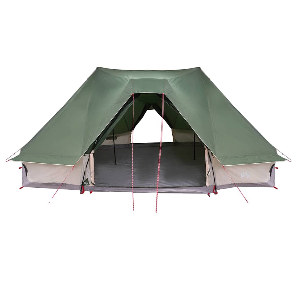 vidaXL Namiot Tipi z dachem Zielony 680 x 430 x 270 cm tafta
