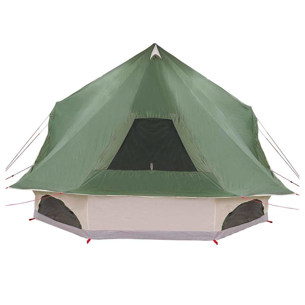 vidaXL Namiot Tipi z dachem Zielony 680 x 430 x 270 cm tafta
