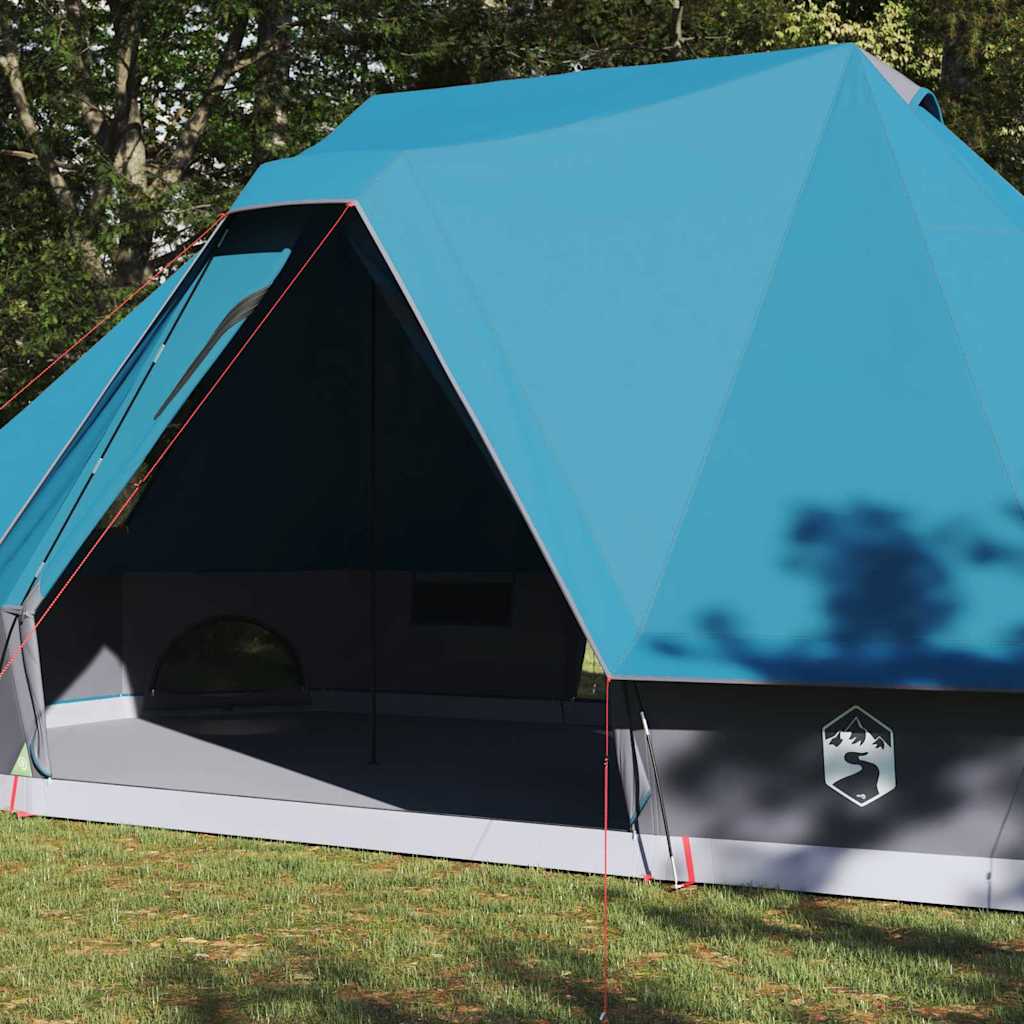 vidaXL Namiot Tipi z dachem Niebieski 680 x 430 x 270 cm tafta