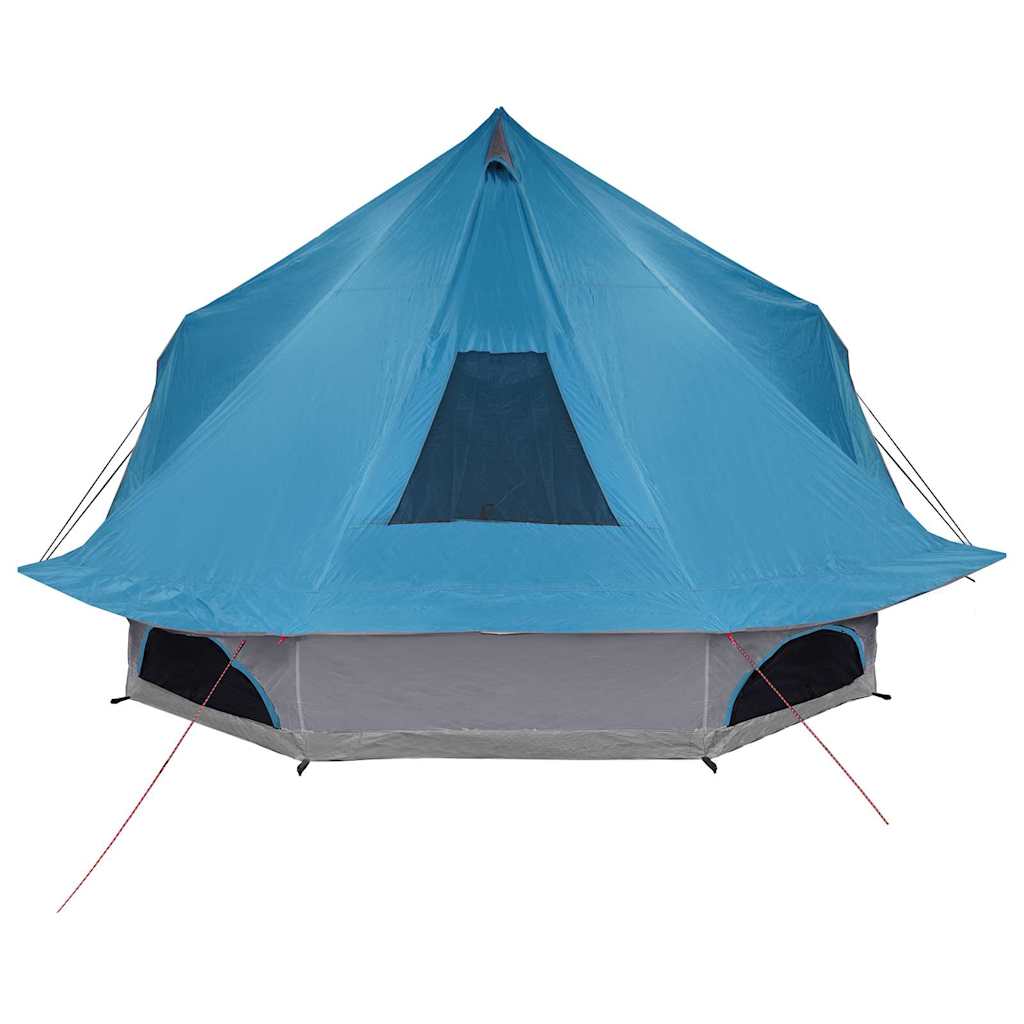 vidaXL Namiot Tipi z dachem Niebieski 680 x 430 x 270 cm tafta