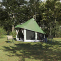 vidaXL Namiot Tipi z dachem Zielony 404 x 370 x 270 cm tafta