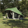 vidaXL Namiot Tipi z dachem Zielony 508 x 470 x 300 cm tafta