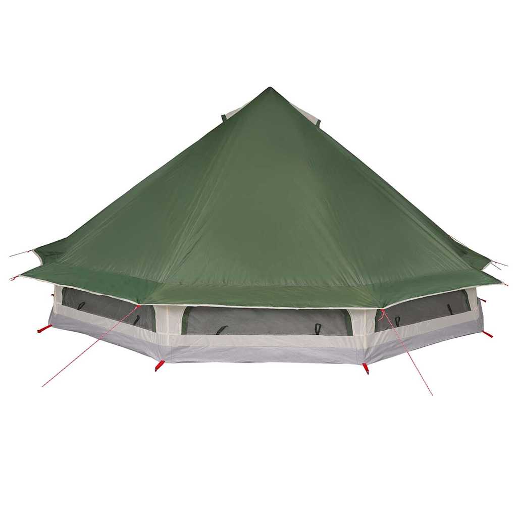 vidaXL Namiot Tipi z dachem Zielony 508 x 470 x 300 cm tafta