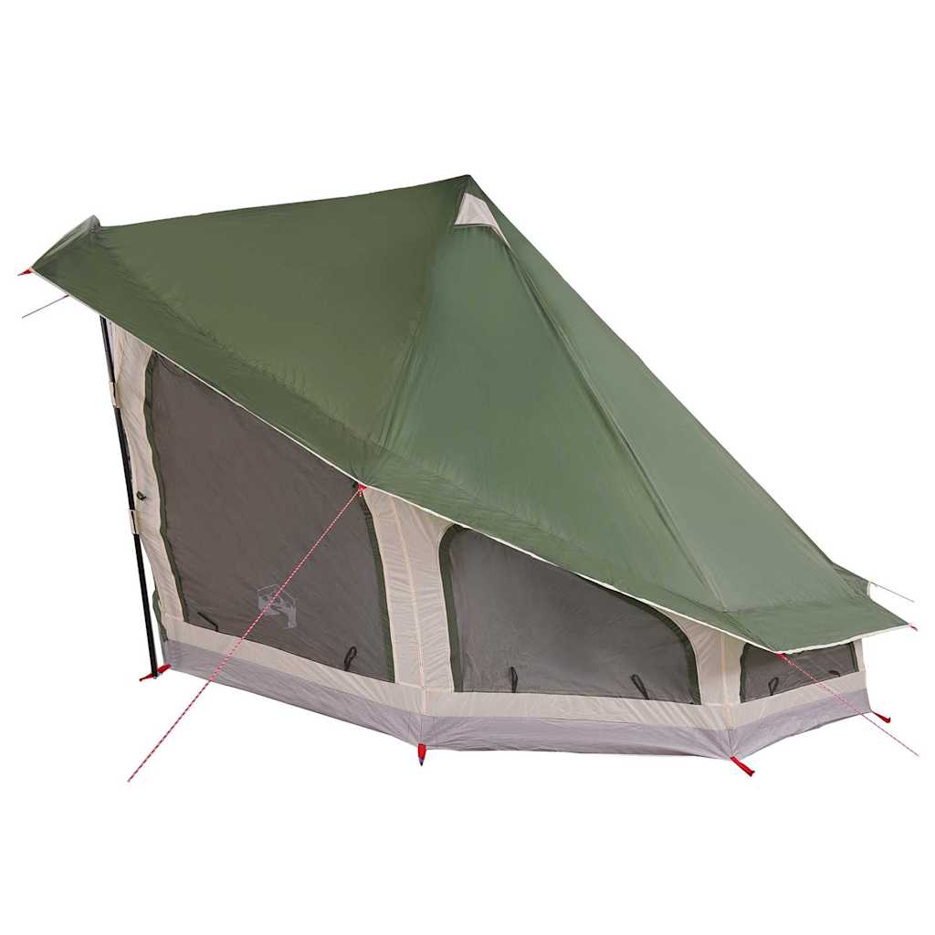 vidaXL Namiot Tipi z dachem Zielony 508 x 470 x 300 cm tafta