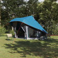 vidaXL Namiot Tipi z dachem Niebieski 508 x 470 x 300 cm tafta