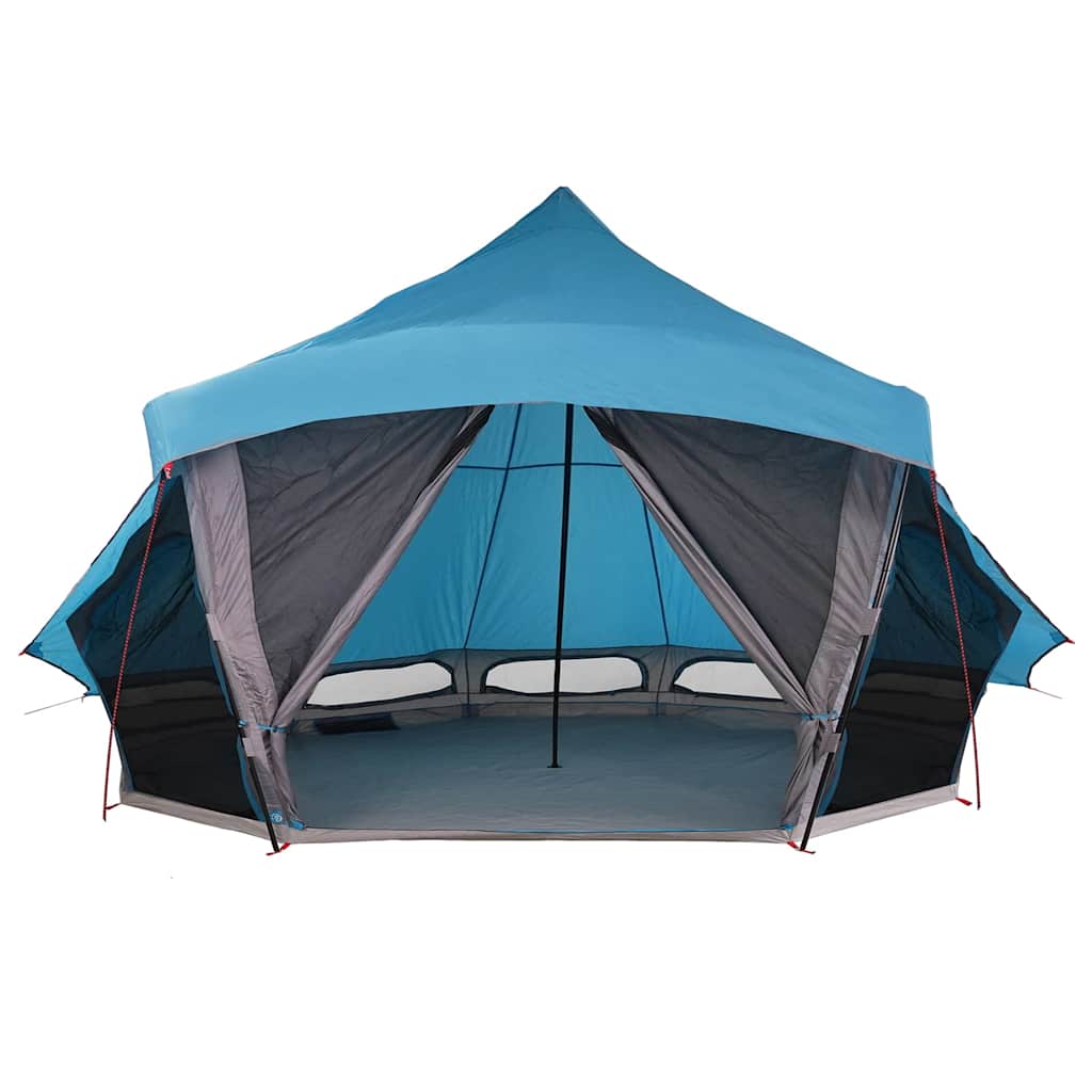 vidaXL Namiot Tipi z dachem Niebieski 508 x 470 x 300 cm tafta