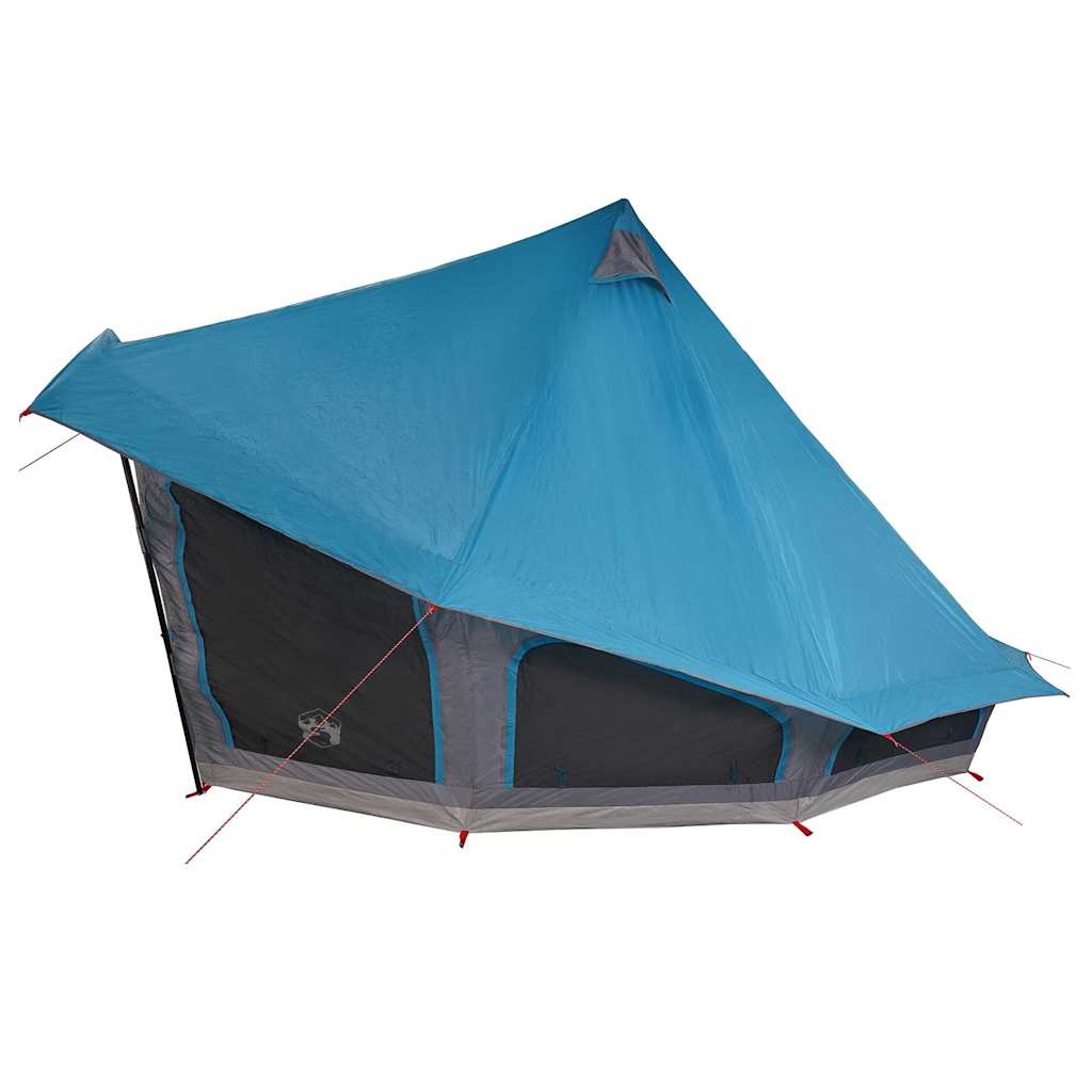 vidaXL Namiot Tipi z dachem Niebieski 508 x 470 x 300 cm tafta