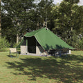vidaXL Namiot Tipi z dachem Zielony 358 x 296 x 258 cm tafta