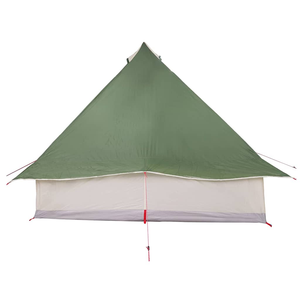 vidaXL Namiot Tipi z dachem Zielony 358 x 296 x 258 cm tafta