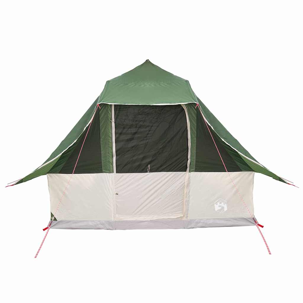 vidaXL Namiot Tipi z dachem Zielony 358 x 296 x 258 cm tafta