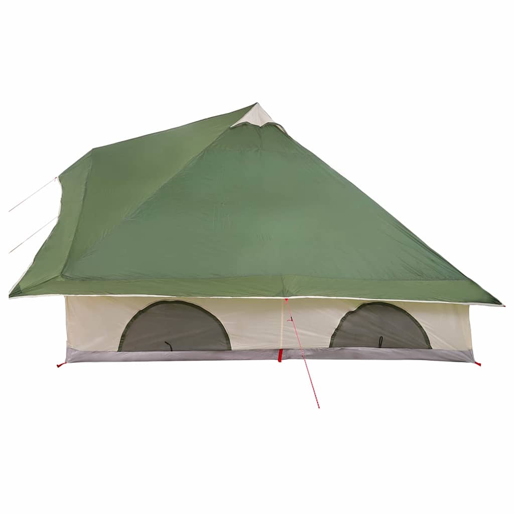 vidaXL Namiot Tipi z dachem Zielony 358 x 296 x 258 cm tafta
