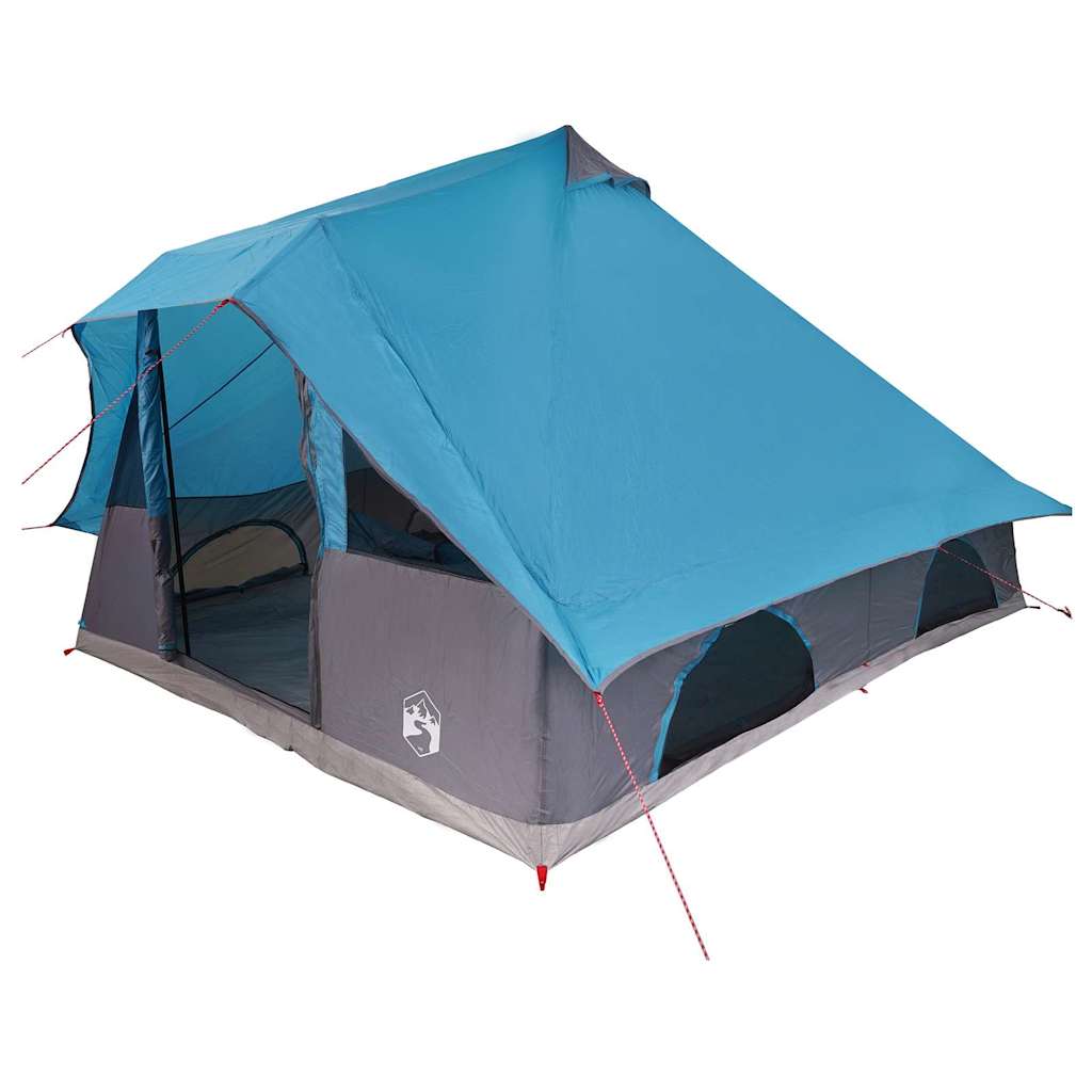 vidaXL Namiot Tipi z dachem Niebieski 358 x 296 x 258 cm tafta
