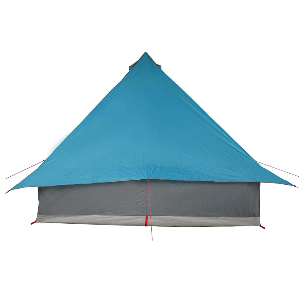 vidaXL Namiot Tipi z dachem Niebieski 358 x 296 x 258 cm tafta