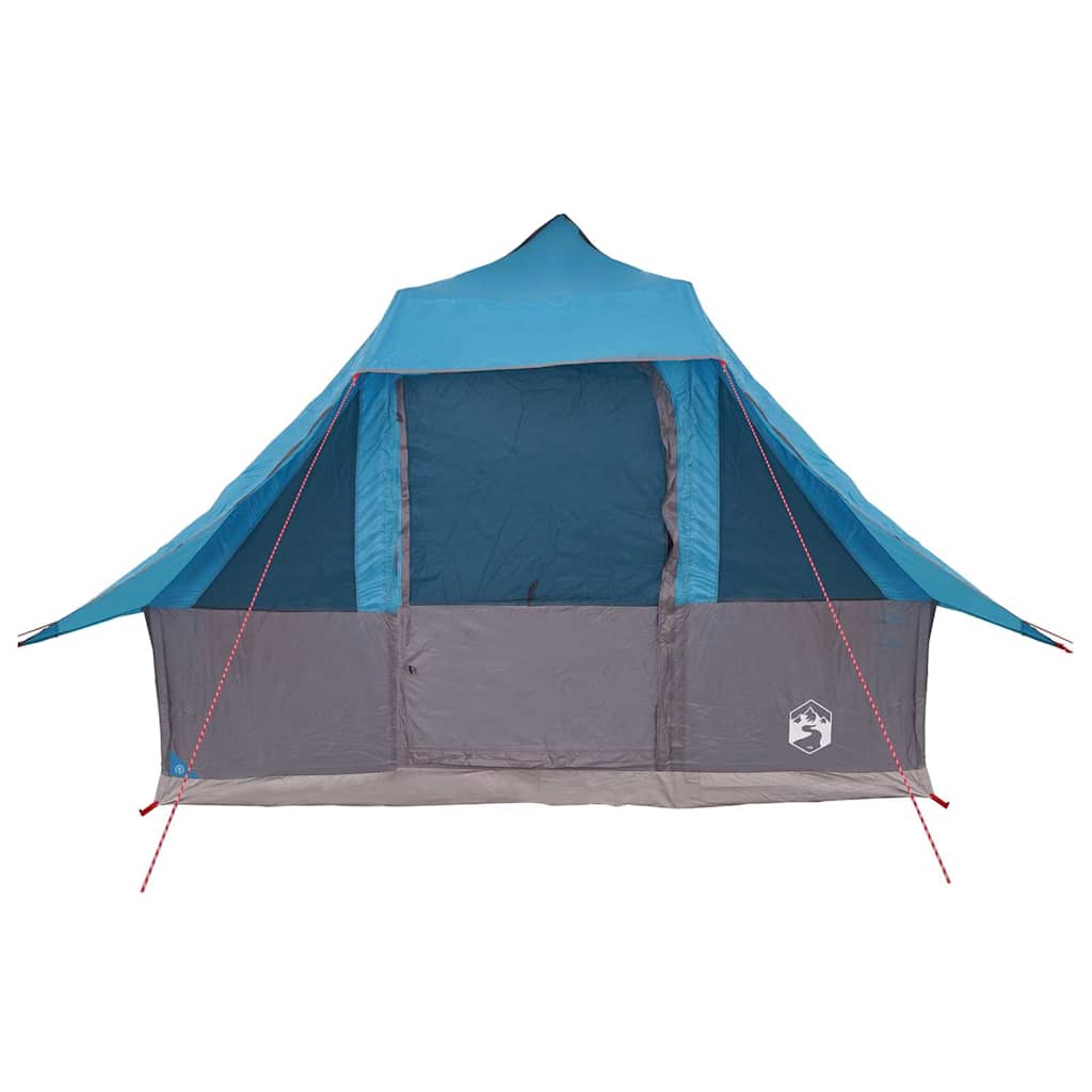 vidaXL Namiot Tipi z dachem Niebieski 358 x 296 x 258 cm tafta