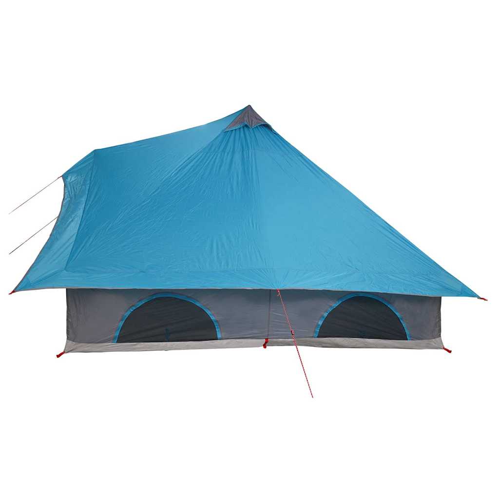 vidaXL Namiot Tipi z dachem Niebieski 358 x 296 x 258 cm tafta