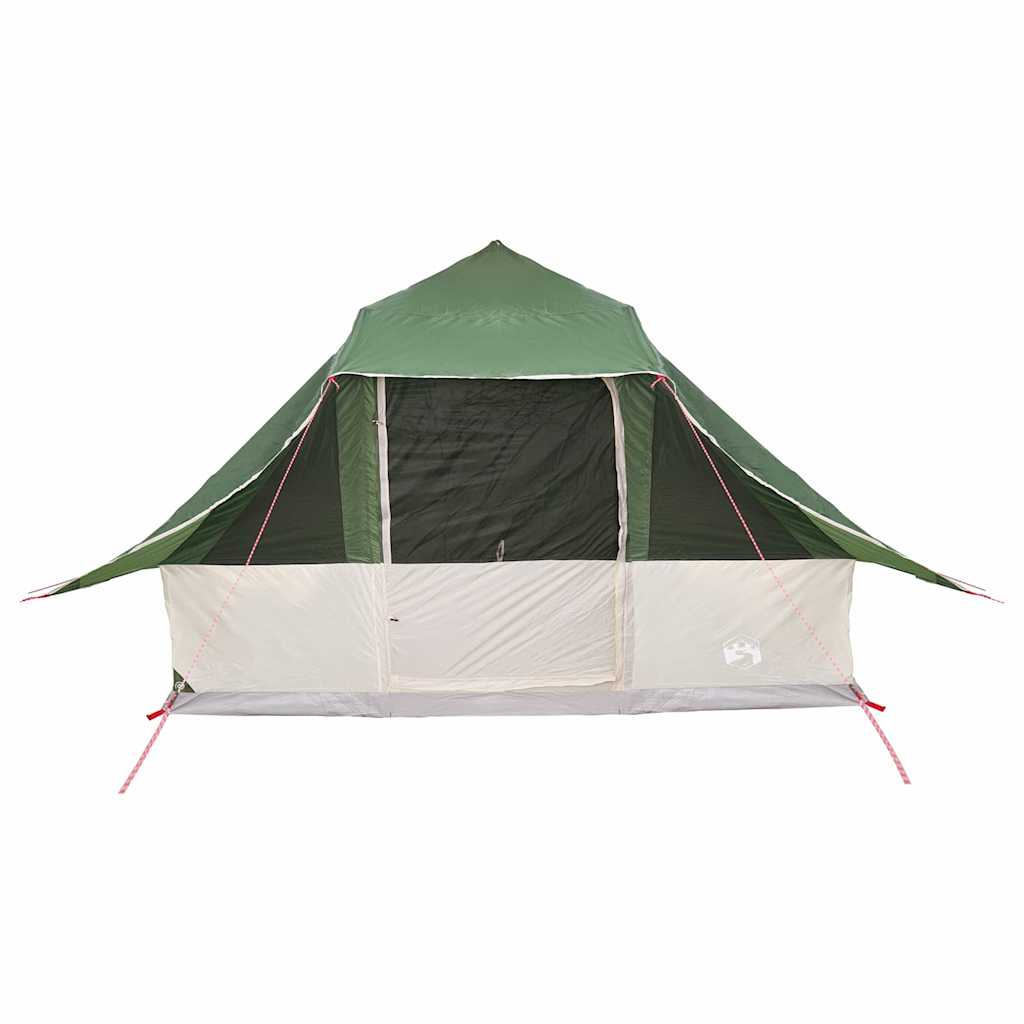 vidaXL Namiot Tipi z dachem Zielony 364 x 281 x 257 cm tafta
