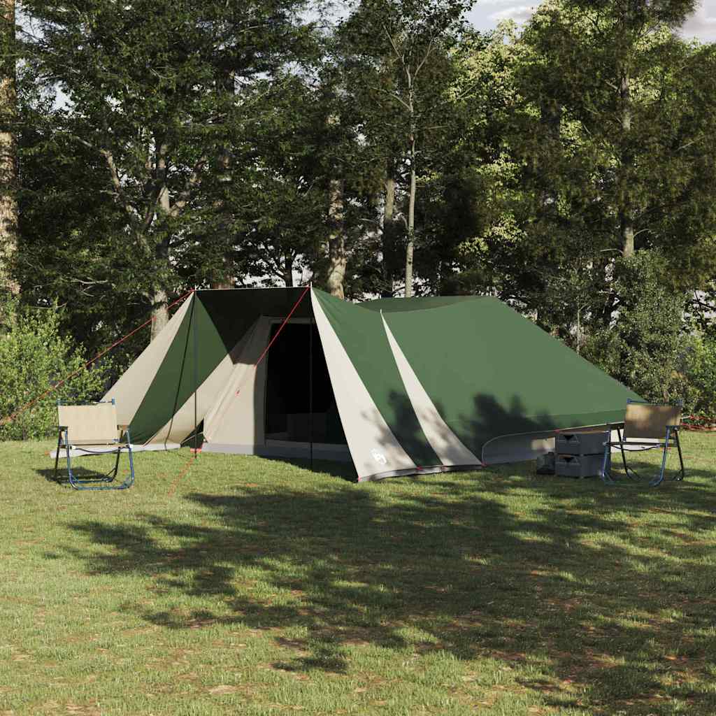 vidaXL Namiot Tipi z dachem Zielony 660 x 456 x 200 cm tafta