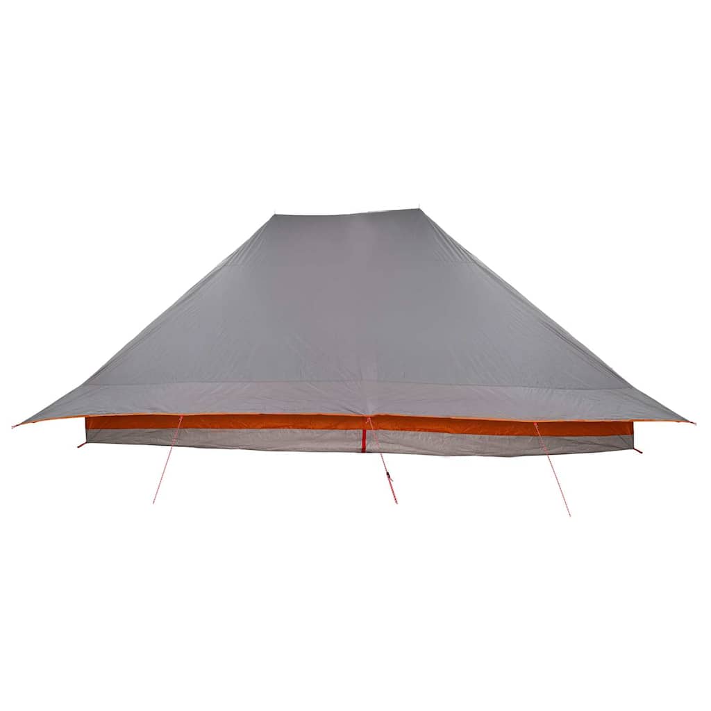 vidaXL Namiot Tipi Szary i pomarańczowy 660 x 456 x 200 cm tafta