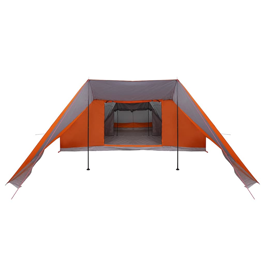 vidaXL Namiot Tipi Szary i pomarańczowy 660 x 456 x 200 cm tafta