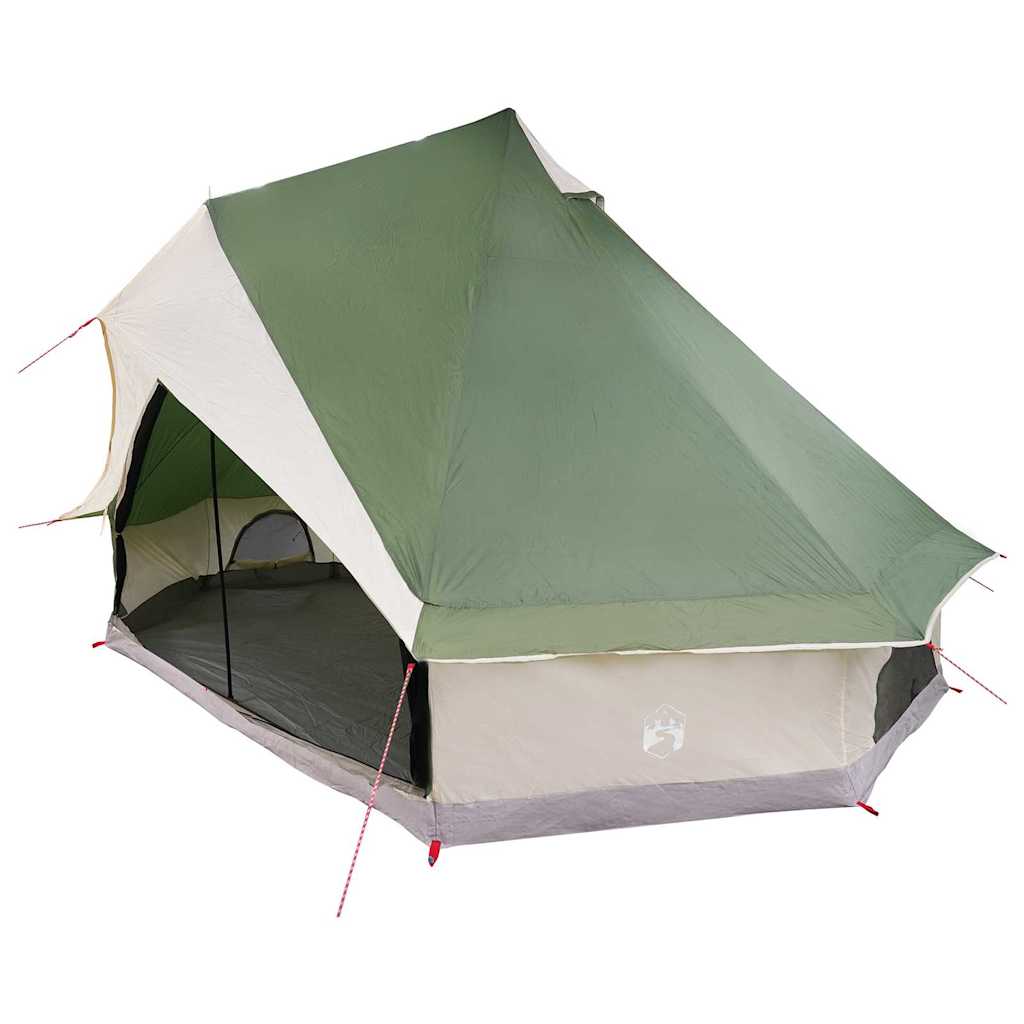 vidaXL Namiot Tipi z dachem Zielony 400 x 346 x 250 cm tafta