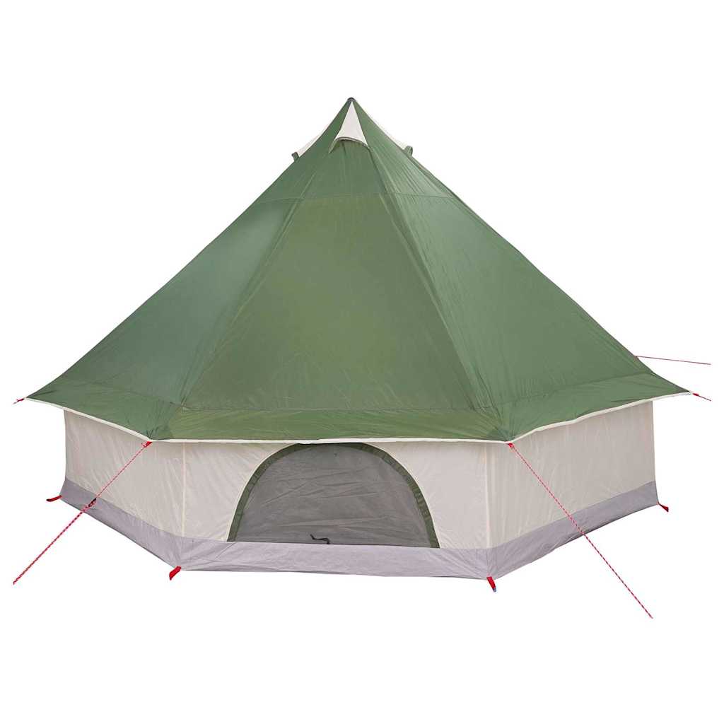 vidaXL Namiot Tipi z dachem Zielony 400 x 346 x 250 cm tafta