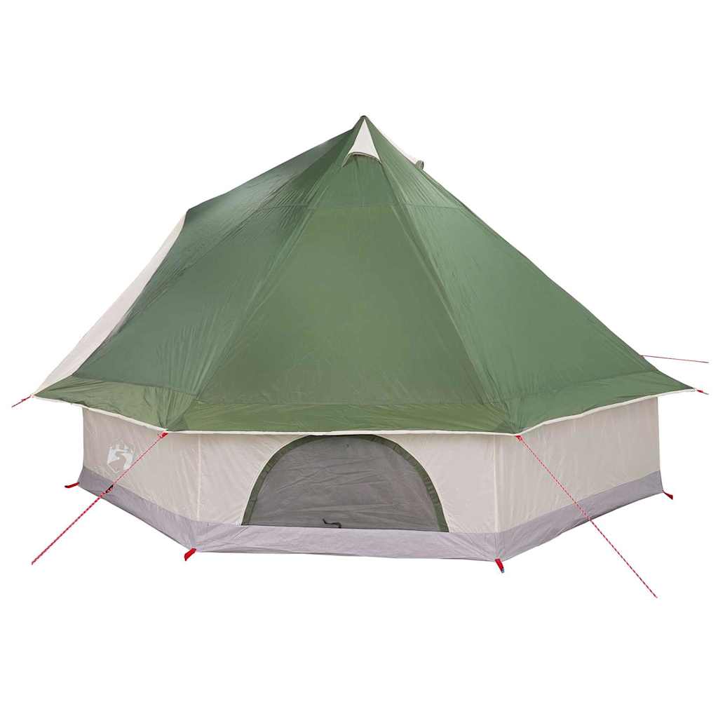vidaXL Namiot Tipi z dachem Zielony 400 x 346 x 250 cm tafta