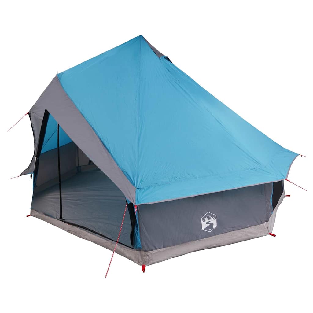 vidaXL Namiot Tipi z dachem Niebieski 400 x 346 x 250 cm tafta