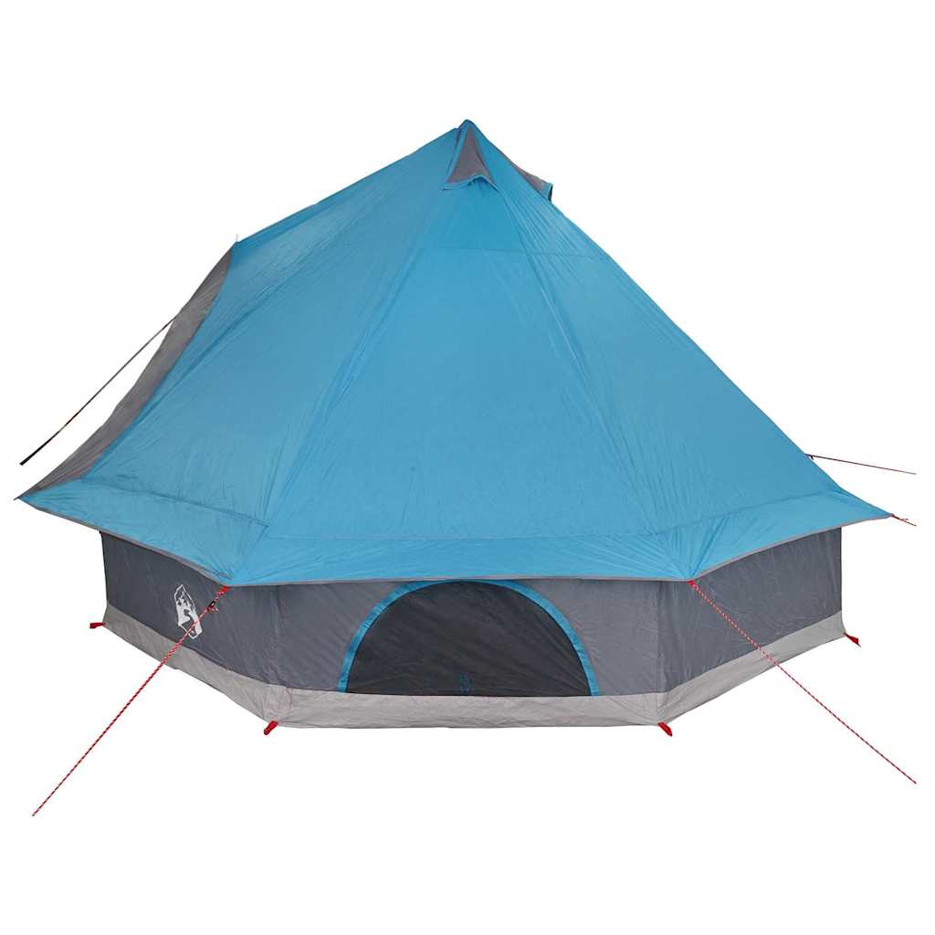 vidaXL Namiot Tipi z dachem Niebieski 400 x 346 x 250 cm tafta