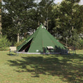 vidaXL Namiot Tipi z dachem Zielony 560 x 560 x 300 cm tafta