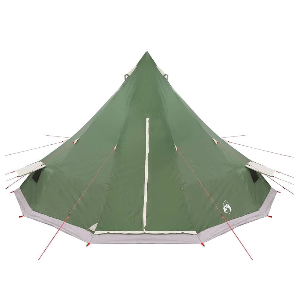 vidaXL Namiot Tipi z dachem Zielony 560 x 560 x 300 cm tafta