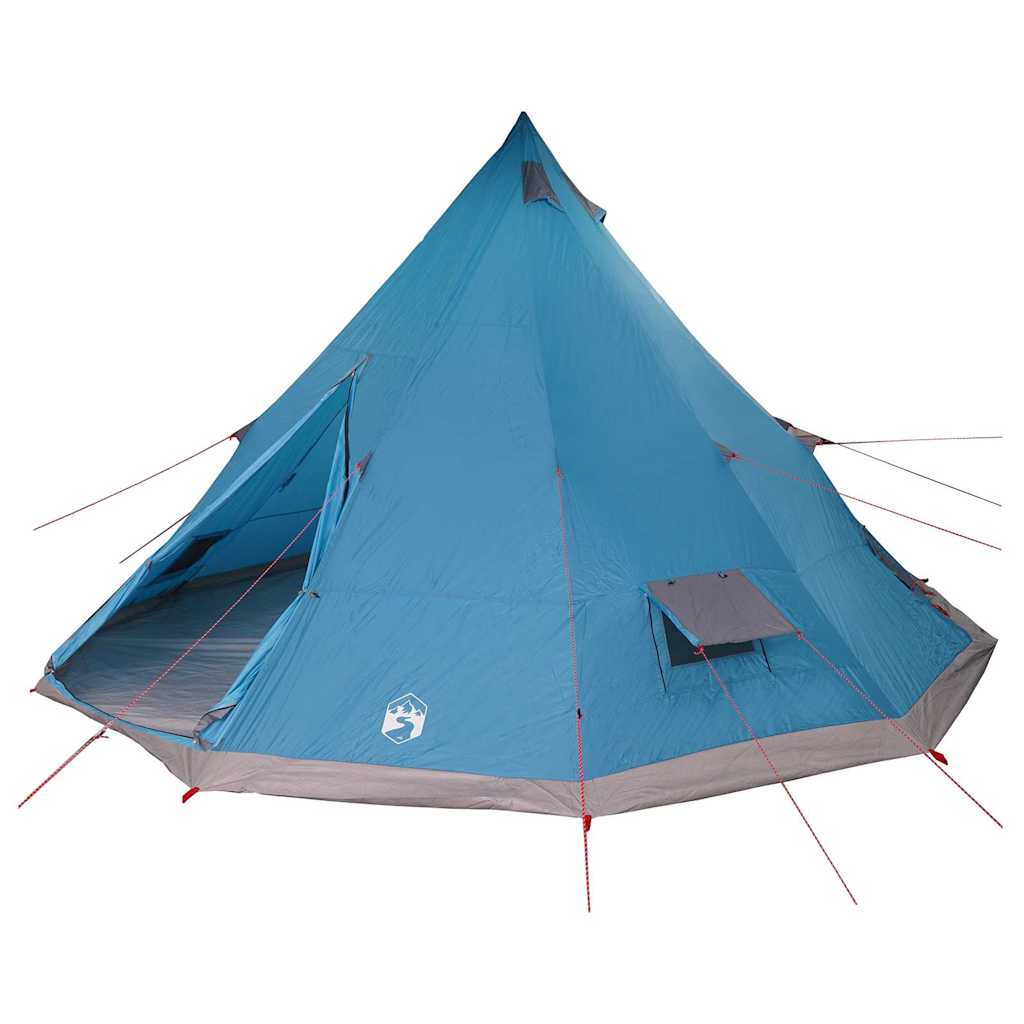 vidaXL Namiot Tipi z dachem Niebieski 560 x 560 x 300 cm tafta