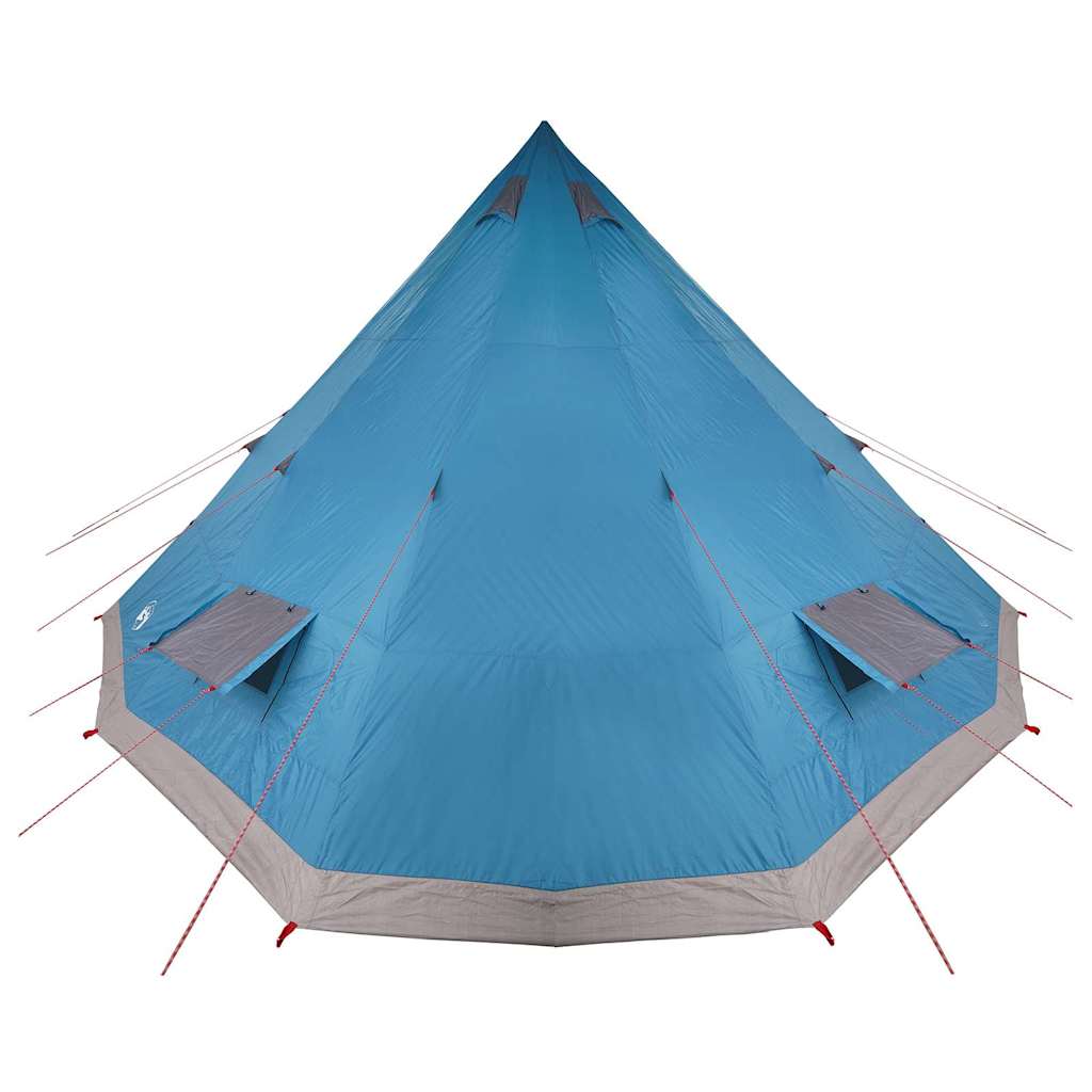 vidaXL Namiot Tipi z dachem Niebieski 560 x 560 x 300 cm tafta