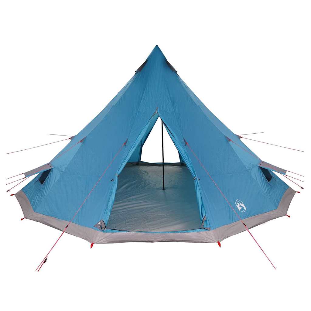 vidaXL Namiot Tipi z dachem Niebieski 560 x 560 x 300 cm tafta