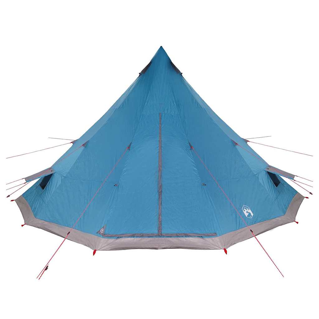 vidaXL Namiot Tipi z dachem Niebieski 560 x 560 x 300 cm tafta
