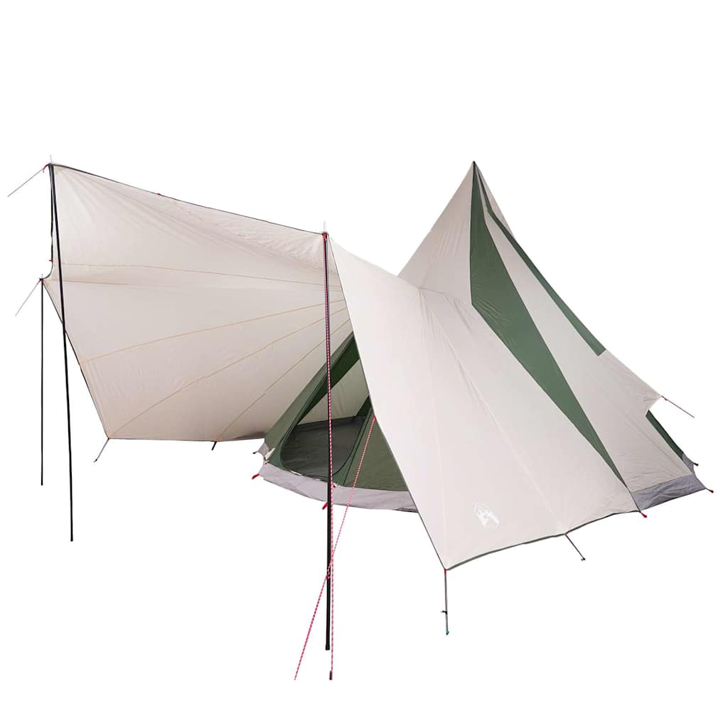 vidaXL Namiot Tipi z dachem Zielony 510 x 690 x 330 cm tafta