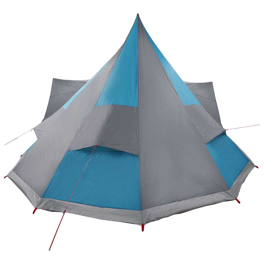 vidaXL Namiot Tipi z dachem Niebieski 510 x 690 x 330 cm tafta