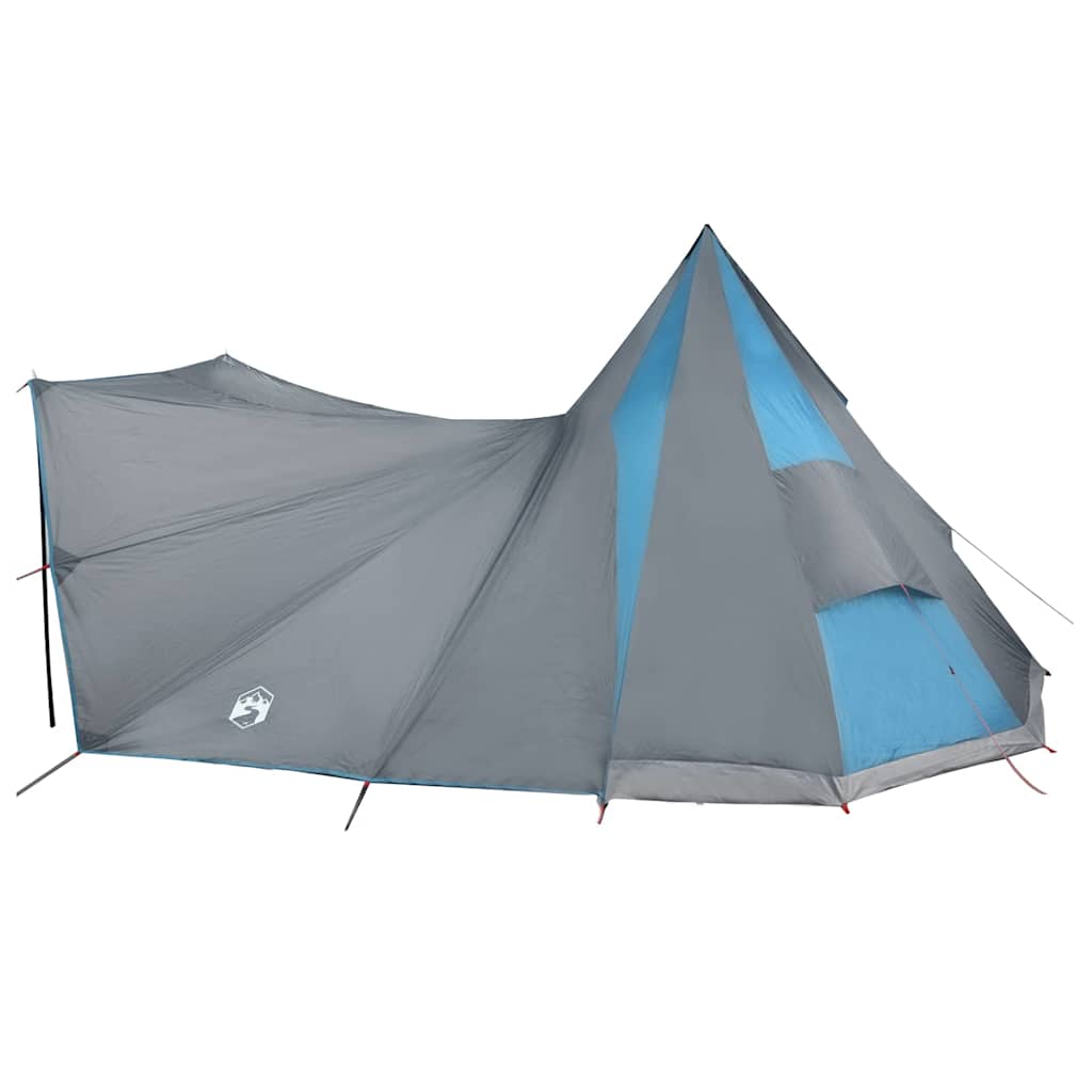 vidaXL Namiot Tipi z dachem Niebieski 510 x 690 x 330 cm tafta
