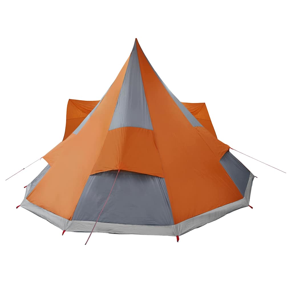 vidaXL Namiot Tipi Szary i pomarańczowy 510 x 690 x 330 cm tafta