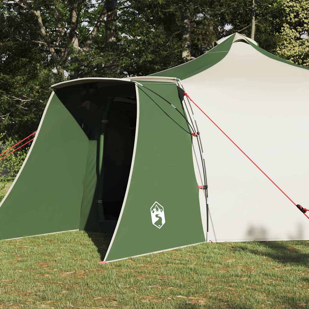 vidaXL Namiot Tipi z dachem Zielony 492 x 492 x 275 cm tafta