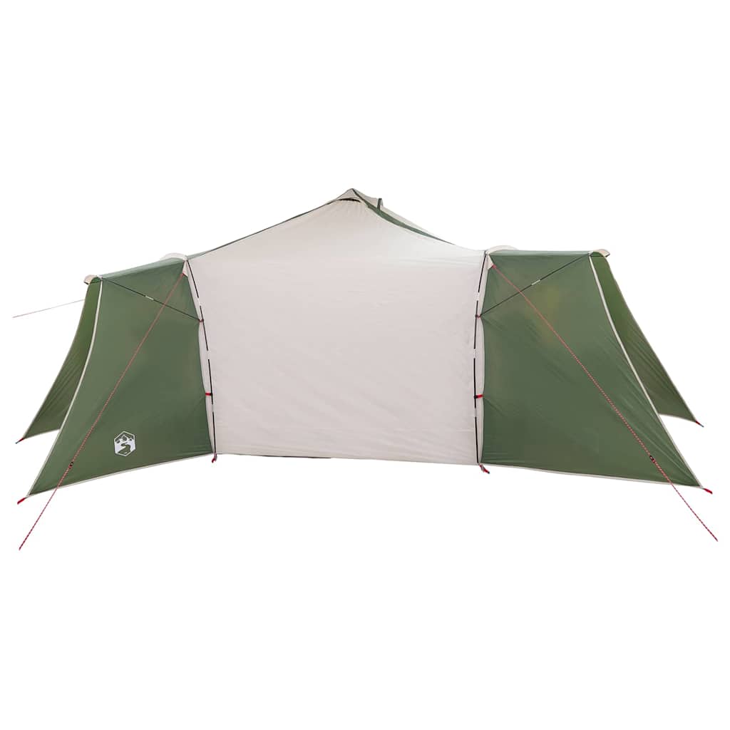 vidaXL Namiot Tipi z dachem Zielony 492 x 492 x 275 cm tafta