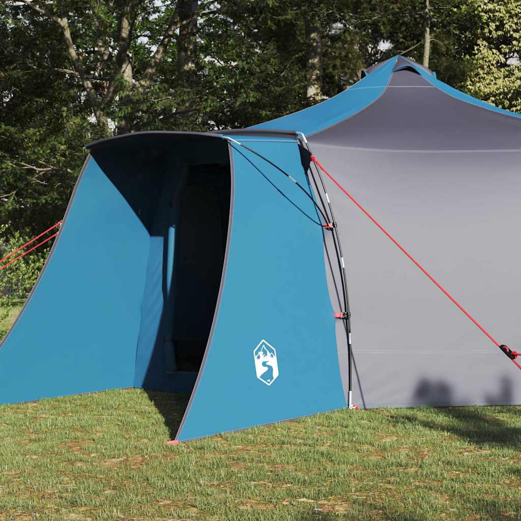 vidaXL Namiot Tipi z dachem Niebieski 492 x 492 x 275 cm tafta