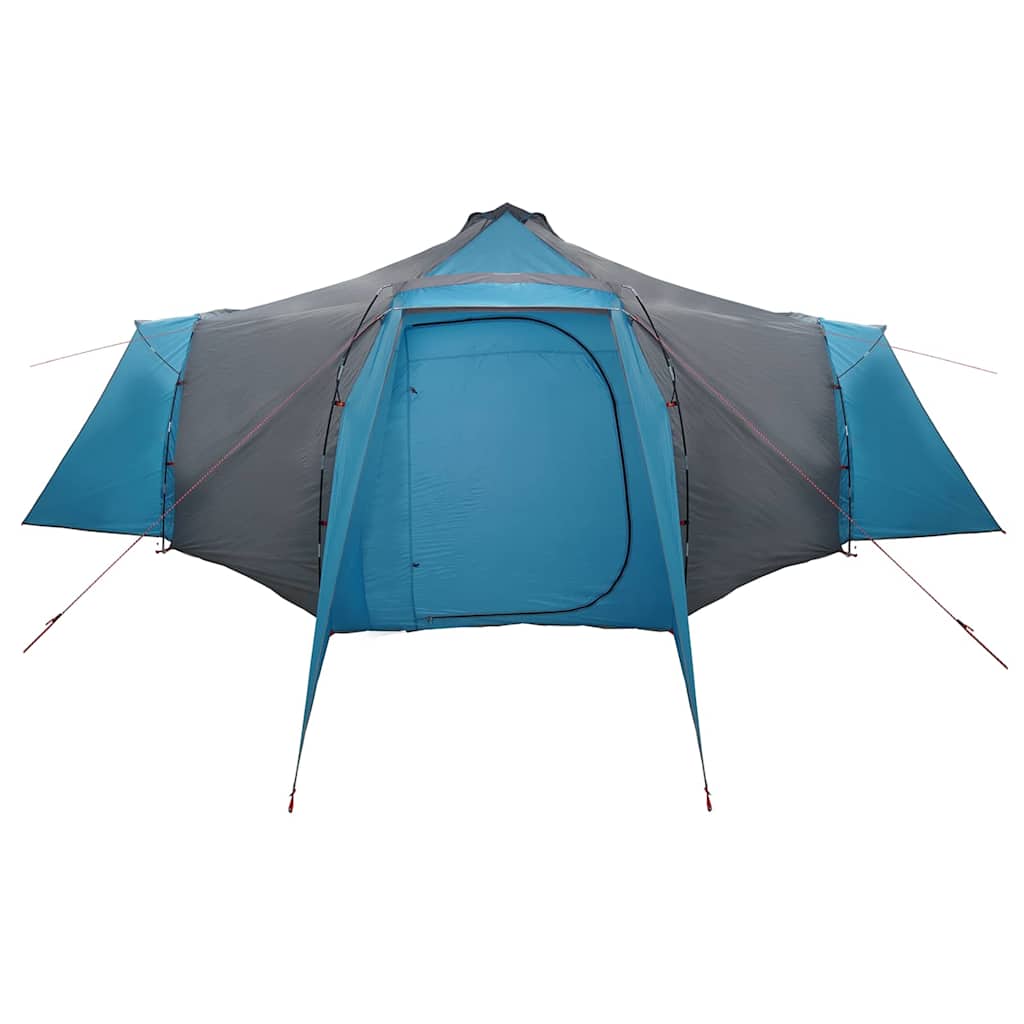 vidaXL Namiot Tipi z dachem Niebieski 492 x 492 x 275 cm tafta