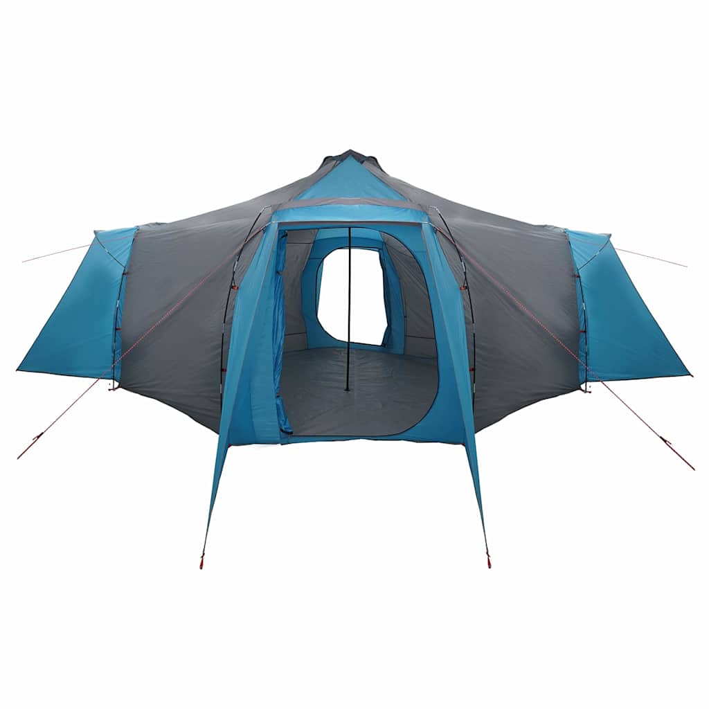 vidaXL Namiot Tipi z dachem Niebieski 492 x 492 x 275 cm tafta
