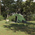 vidaXL Namiot domek z dachem Zielony 370 x 230 x 185 cm tafta