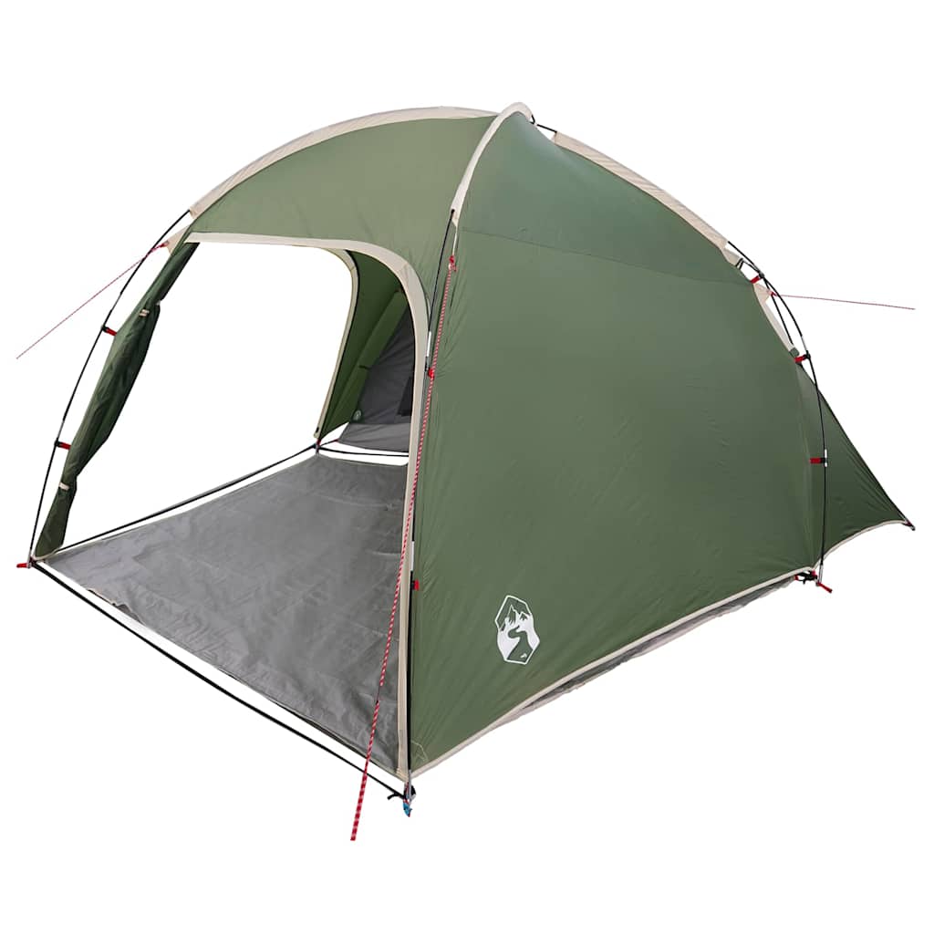 vidaXL Namiot domek z dachem Zielony 370 x 230 x 185 cm tafta