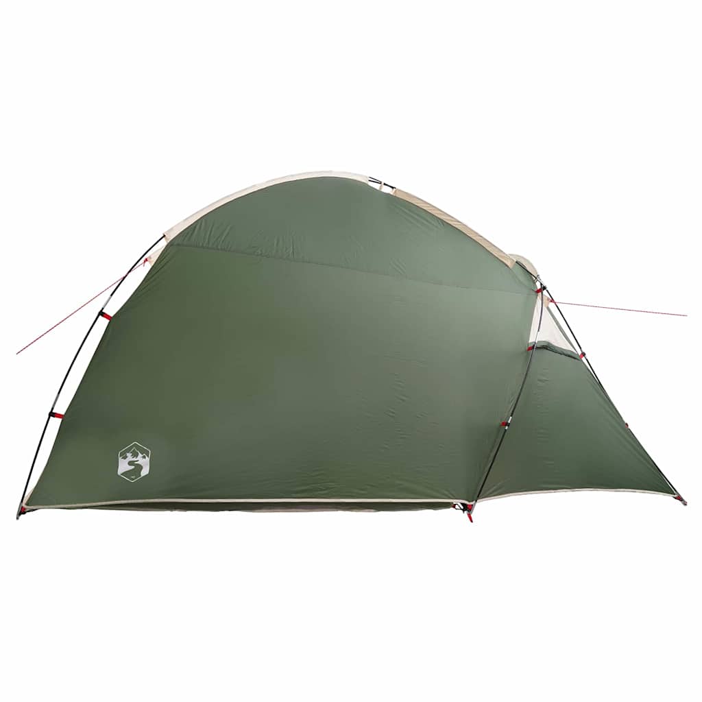 vidaXL Namiot domek z dachem Zielony 370 x 230 x 185 cm tafta